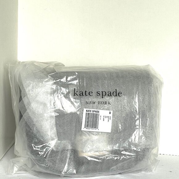 Kate Spade Katy Crossbody Black Leather Saddle Bag Medium Shoulder Bag - Picture 4 of 13